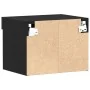 Armario de pared con luces LED Roble Negro 40x30x30 cm | Foro24.es | Tu tienda online para hogar, jardín y más Foro24.es