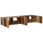 Muebles para TV con luces LED 2 pcs Madera reciclada 80x35x31 cm | Foro24.es | Tu tienda online para hogar, jardín y más Foro24.es