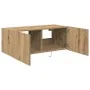 Mueble de TV con luces LED Roble Artesanal 80x35x31 cm | Foro24.es | Tu tienda online para hogar, jardín y más Foro24.es