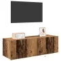Cabinet de TV con luces LED Madera Vieja 100x35x31 cm by , TV Furniture - Ref: Foro24-863110, Price: 79,03 €, Discount: -5%%