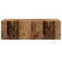 Cabinet de TV con luces LED Madera Vieja 100x35x31 cm by , TV Furniture - Ref: Foro24-863110, Price: 79,03 €, Discount: -5%%