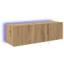 Armario de TV con luces LED roble artesano 100x35x31 cm von , TV-Möbel - Ref: Foro24-863111, Preis: 79,03 €, Rabatt: -5%%