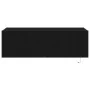 Cabinet de pared para TV con luces LED Negro Roble 100x35x31 cm by , TV Furniture - Ref: Foro24-863112, Price: 83,83 €, Disco...