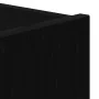 Cabinet de pared para TV con luces LED Negro Roble 100x35x31 cm by , TV Furniture - Ref: Foro24-863112, Price: 83,83 €, Disco...