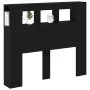 Cabecero de Almacenamiento con Luces LED Roble Negro 120x18,5x103,5 cm | Foro24.es | Tu tienda online para hogar, jardín y más Foro24.es