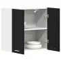 Gabinete Colgante de Roble Negro 60x31x60 cm Hecho de Madera Elaborada | Foro24.es | Tu tienda online para hogar, jardín y más Foro24.es