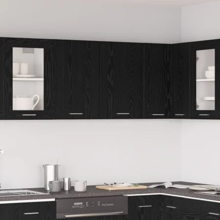 Armario colgante de roble negro - 80x31x60 cm - Hecho de madera elaborada | Foro24.es | Tu tienda online para hogar, jardín y más Foro24.es