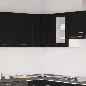 Gabinete de esquina colgante - Roble negro -