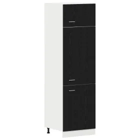 Gabinete para Frigorífico en Roble Negro -