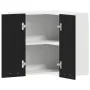 Gabinete de esquina colgante - Roble negro - 57x57x60 cm - Hecho de madera elaborada | Foro24.es | Tu tienda online para hogar, jardín y más Foro24.es