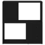 Estantería Negra Roble 60x24x63 cm Madera | Foro24.es | Tu tienda online para hogar, jardín y más Foro24.es