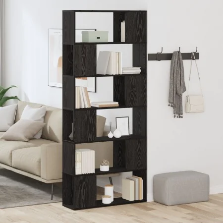 Estantería Negro Roble 80x24x186 cm Madera Elaborada | Foro24.es | Tu tienda online para hogar, jardín y más Foro24.es