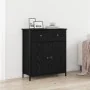 Aparador Negro de Roble 70x30x80 cm de Madera Ingenierizada y Acero de , Aparadores - Ref: Foro24-863159, Precio: 103,93 €, D...