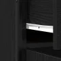Aparador Negro de Roble 70x30x80 cm de Madera Ingenierizada y Acero de , Aparadores - Ref: Foro24-863159, Precio: 103,93 €, D...