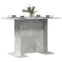 Mesa de Comedor VidaXL Gris Concreto 110x60x75 cm Madera Elaborada de , Mesas de cocina y de comedor - Ref: Foro24-863163, Pr...