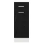 Gabinete con Cajones de Roble Negro - 30x46x81.5 cm | Foro24.es | Tu tienda online para hogar, jardín y más Foro24.es