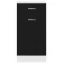 Gabinete de fondo para cajones - Roble negro, 40x46x81.5 cm, Hecho de madera elaborada | Foro24.es | Tu tienda online para hogar, jardín y más Foro24.es