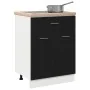 Gabinete de fondo con cajones de roble negro - 60x46x81.5 cm hecho de madera elaborada | Foro24.es | Tu tienda online para hogar, jardín y más Foro24.es