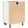 Gabinete de fondo con cajones de roble negro - 60x46x81.5 cm hecho de madera elaborada | Foro24.es | Tu tienda online para hogar, jardín y más Foro24.es