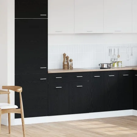 Armario con Cajón en Roble Negro, 80x46x81.5 cm, Hecho de Madera Elaborada | Foro24.es | Tu tienda online para hogar, jardín y más Foro24.es