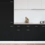 Armario con Cajón en Roble Negro, 80x46x81.5 cm, Hecho de Madera Elaborada | Foro24.es | Tu tienda online para hogar, jardín y más Foro24.es