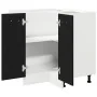 Gabinete Esquinero Inferior de Roble Negro - 75.5x75.5x81.5 cm | Foro24.es | Tu tienda online para hogar, jardín y más Foro24.es