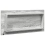 Gabinete de Espejo de Baño con Luz LED Gris Sonoma 80x37 cm by , bathroom vanities - Ref: Foro24-863304, Price: 64,35 €, Disc...