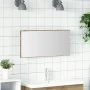 Gabinete de espejo de baño con luz LED acabado roble artesanal 80x37 cm von , Badezimmerwaschtische - Ref: Foro24-863307, Pre...