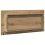 Gabinete de espejo de baño con luz LED acabado roble artesanal 80x37 cm von , Badezimmerwaschtische - Ref: Foro24-863307, Pre...
