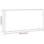 Gabinete de espejo de baño con luz LED acabado roble artesanal 80x37 cm von , Badezimmerwaschtische - Ref: Foro24-863307, Pre...