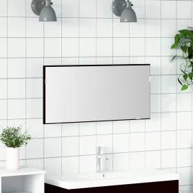 Armario Espejo de Baño con Luz LED Roble Negro 80x37 cm de , Tocadores de baño - Ref: Foro24-863308, Precio: 66,27 €, Descuen...