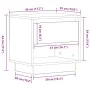 Cabinet de Noche Madera Vieja 45x34x44 cm Madera Engineered | Foro24.es | Tu tienda online para hogar, jardín y más Foro24.es