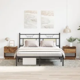 Comprar Cabinete de noche 2 pcs Madera antigua