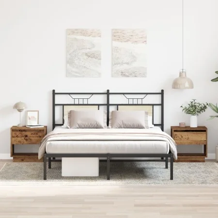 Cabinete de noche 2 pcs Madera antigua 45x34x45 cm Madera de ingeniería | Foro24.es | Tu tienda online para hogar, jardín y más Foro24.es
