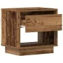 Cabinete de noche 2 pcs Madera antigua 45x34x45 cm Madera de ingeniería | Foro24.es | Tu tienda online para hogar, jardín y más Foro24.es