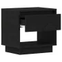 Cabecera de Cama 2 pcs Negro Roble 45x34x49 cm Madera Elaborada de , Mesitas de noche - Ref: Foro24-863338, Precio: 91,09 €, ...
