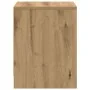 Cabinetes de Noche 2 pcs Roble Artesanal 45x34x44,5 cm Madera Elaborada de , Mesitas de noche - Ref: Foro24-863356, Precio: 9...