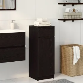 Comprar Armario de baño Roble Negro 32x34x90 cm
