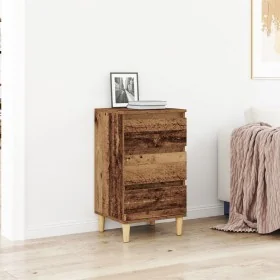 Cabinet de Noche Madera Vieja 40x35x70 cm Madera
