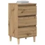 Cabinete de Noche Castaño Artesanal 40x35x70 cm Madera Elaborada | Foro24.es | Tu tienda online para hogar, jardín y más Foro24.es