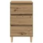 Cabinete de Noche Castaño Artesanal 40x35x70 cm Madera Elaborada | Foro24.es | Tu tienda online para hogar, jardín y más Foro24.es
