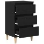 Mesa de Noche Negro Roble 40x35x70 cm Madera Elaborada | Foro24.es | Tu tienda online para hogar, jardín y más Foro24.es