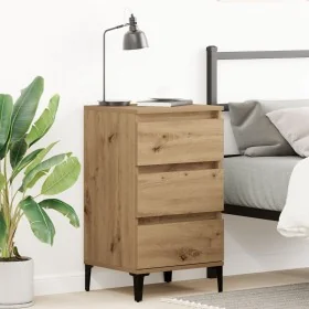 Gabinete de Noche Roble Artesanal 40x35x70 cm Madera Ingeniería von , Nachttische - Ref: Foro24-863438, Preis: 78,17 €, Rabat...