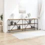 mesa consola de madera vieja 200x30x75 cm en madera compuesta y acero | Foro24.es | Tu tienda online para hogar, jardín y más Foro24.es