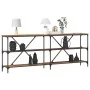 mesa consola de madera vieja 200x30x75 cm en madera compuesta y acero | Foro24.es | Tu tienda online para hogar, jardín y más Foro24.es