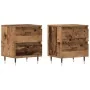 Mesitas de noche 2 unidades Madera antigua 40x35x50 cm Madera compuesta | Foro24.es | Tu tienda online para hogar, jardín y más Foro24.es