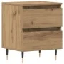 Mesita de Noche Roble Artesanal 40x35x50 cm Madera Engineered | Foro24.es | Tu tienda online para hogar, jardín y más Foro24.es