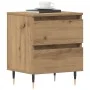 Mesita de Noche Roble Artesanal 40x35x50 cm Madera Engineered | Foro24.es | Tu tienda online para hogar, jardín y más Foro24.es