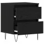 Mesitas de Noche 2 pcs Roble Negro 40x35x50 cm Madera Elaborada | Foro24.es | Tu tienda online para hogar, jardín y más Foro24.es