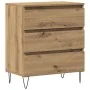 Aparador con Cajones de Roble Artesanal 60x35x70 cm Madera Engineered | Foro24.es | Tu tienda online para hogar, jardín y más Foro24.es